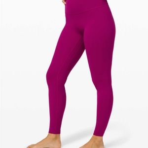 Lululemon Align Pant II 25" Deep Fuschia